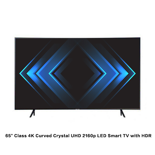 🎄Store Closing Sale📺65" Class 4K Curved Crystal UHD 2160p LED Smart TV with HDR