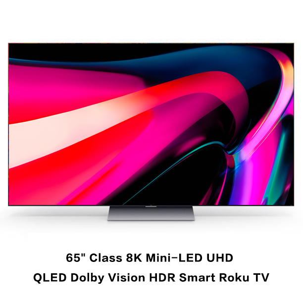 🎄Store Closing Sale📺65" Class 8K Mini-LED UHD QLED Dolby Vision HDR Smart Roku TV